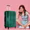 Slimbridge 24" Travel Luggage Lightweight Check In Cabin Suitcase TSA Lock Green