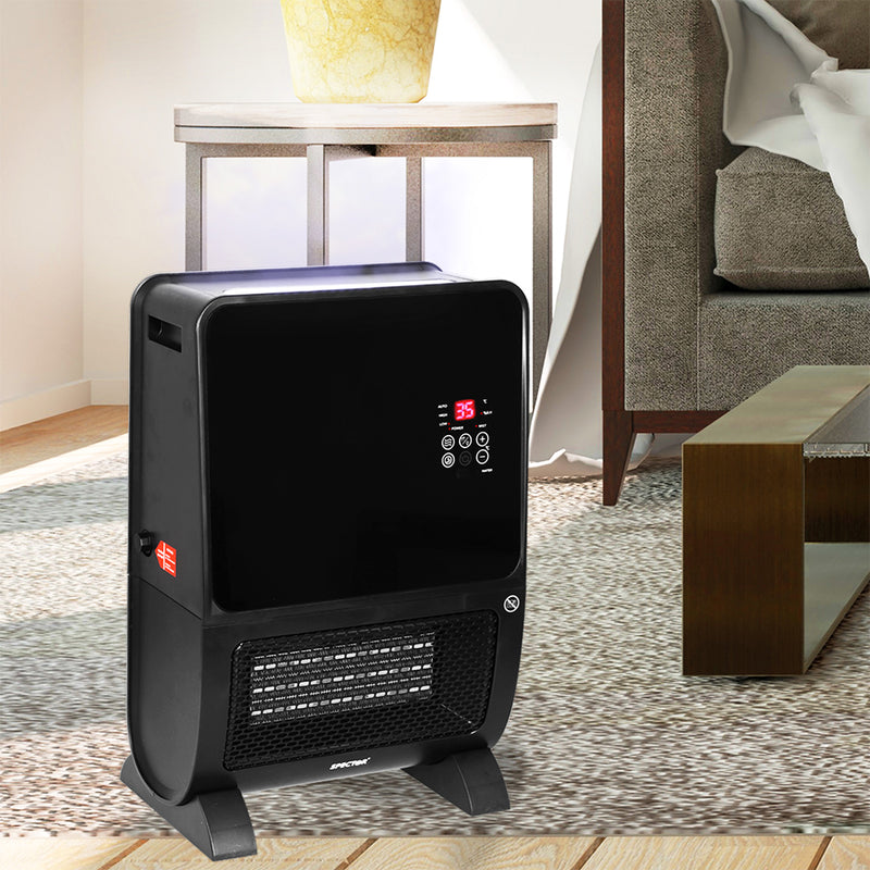 Spector Electric Heater Humidifier 2 In 1 Portable Ceramic Remote Overheat 2000W