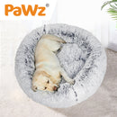 PaWz Pet Bed Cat Dog Donut Nest Calming Mat Soft Plush Kennel