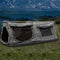 Mountview Double King Swag Camping Swags Canvas Dome Tent Hiking Mattress Grey