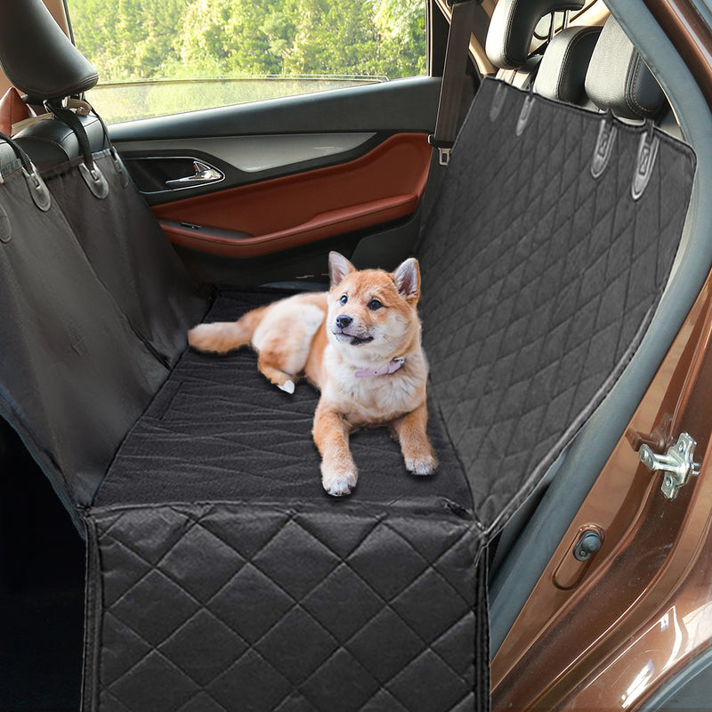 PaWz Pet Car Seat Cover Cat Dog Hammock Non Slip Waterproof Protector Mat Black