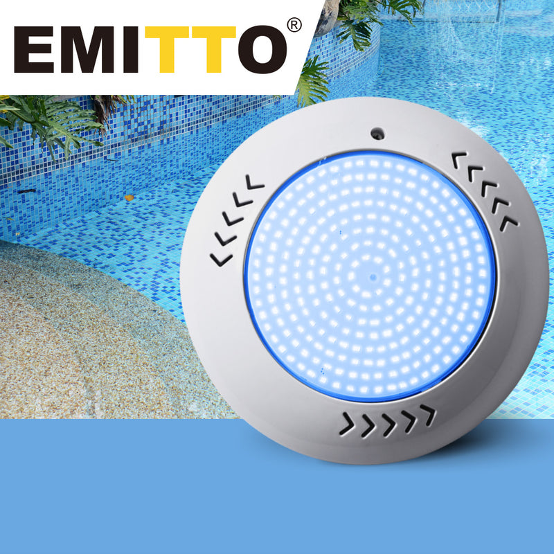 EMITTO 12-32V 35W Resin Filled Underwater Swimming Pool LED Light RGB Spa Lamp