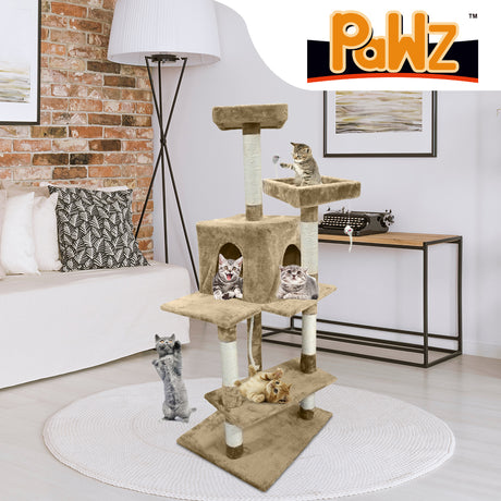 PaWz 1.45M Cat Scratching Post Tree Gym House Condo Furniture Scratcher Tower