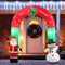 Inflatable Christmas Santa Snowman with LED Light Xmas Decoration Outdoor Type 2