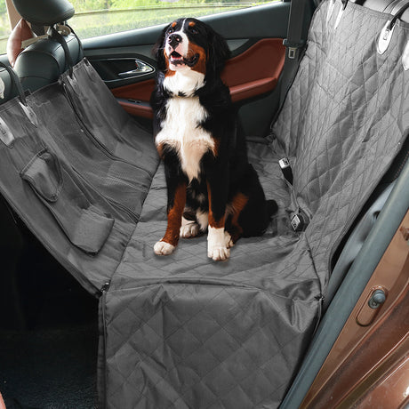 PaWz Pet Car Seat Cover Cat Dog Hammock Non Slip Waterproof Protector Mat Black