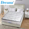 Dreamz Mattress Double Size Bed Top Pocket Spring Medium Firm Premium Foam 25CM