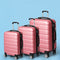 Slimbridge Luggage Suitcase Trolley 3Pcs set 20 24 28 Travel Packing Rose Gold