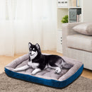 PaWz Pet Bed Dog Beds Bedding Mattress Mat Cushion Soft Pad Pads Mats L Navy