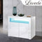 Levede Buffet Sideboard Storage Cabinet Modern High Gloss Furniture LED White