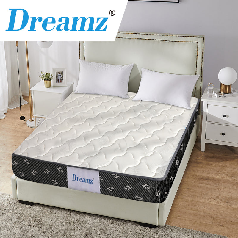 Dreamz Mattress King Single Size Premium Bed Top Spring Foam Medium Soft 16CM