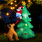 Inflatable Christmas Santa Snowman with LED Light Xmas Decoration Outdoor Type 1