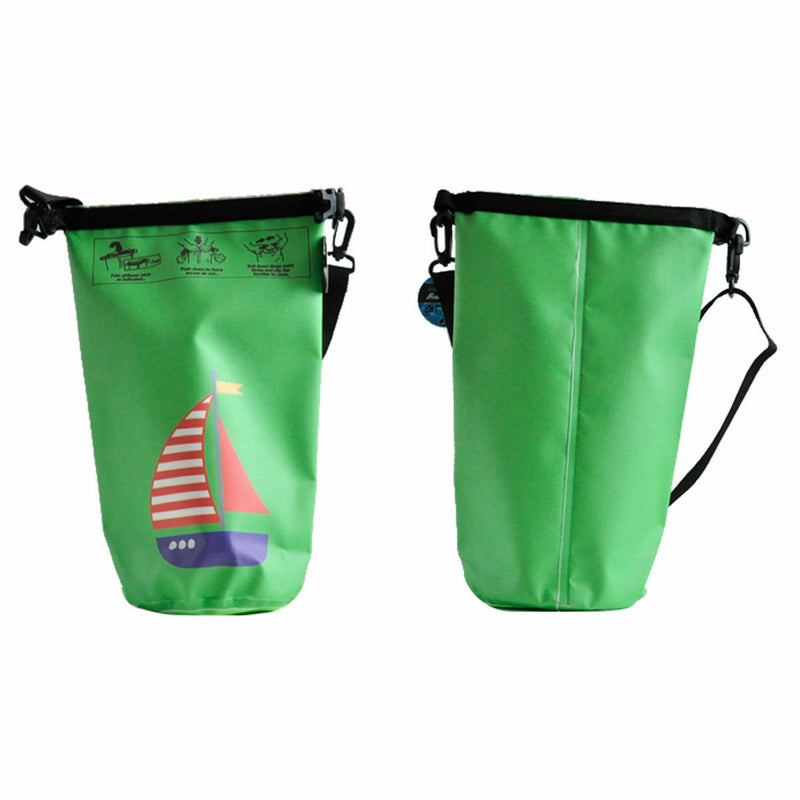 4L Dry Carry Bag Waterproof Beach Bag Storage Sack Pouch Boat Kayak Green