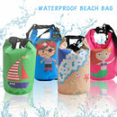 4L Dry Carry Bag Waterproof Beach Bag Storage Sack Pouch Boat Kayak Beige