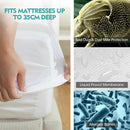 DreamZ Fitted Waterproof Mattress Protector with Bamboo Fibre Cover King Size