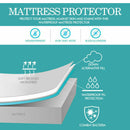 DreamZ Fitted Waterproof Mattress Protector with Bamboo Fibre Cover Double Size