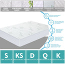 DreamZ Fitted Waterproof Bed Mattress Protectors Covers Single