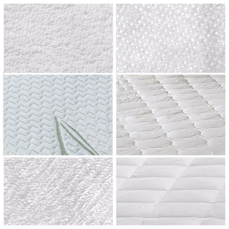 DreamZ Fitted Waterproof Mattress Protector with Bamboo Fibre Cover King Size