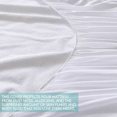 DreamZ Fitted Waterproof Bed Mattress Protectors Covers Single
