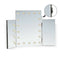Beauty LED Light Table Top Tri 3 Way Fold Folding Dressing Table Vanity Mirror