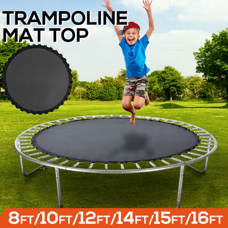 10 FT Kids Trampoline Pad Replacement Mat Reinforced Outdoor Round Spring Cover