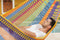 Queen Size Outdoor Cotton Hammock in Confeti