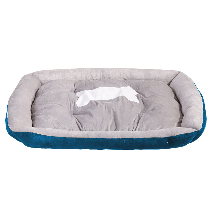 PaWz Heavy Duty Pet Bed Mattress in Size Large in Navy Blue Colour