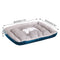 PaWz Heavy Duty Pet Bed Mattress in Size Large in Navy Blue Colour