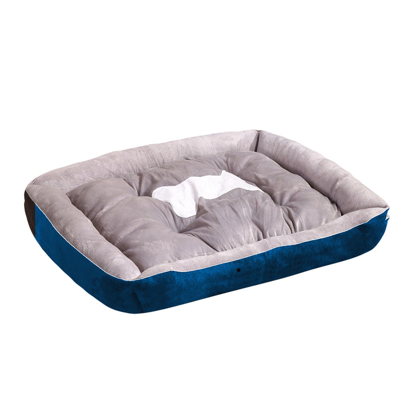 PaWz Heavy Duty Pet Bed Mattress in Size Medium in Navy Blue Colour