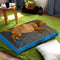 2x PaWz Pet Bed Mattress Dog Cat Pad Mat Summer Winter Cushion Pillow M Blue