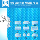 7x4M Real 400 Micron Solar Swimming Pool Cover Outdoor Blanket Isothermal