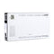 Spector 2200W Metal Portable Electric Panel Heater Convection Panel Timer White