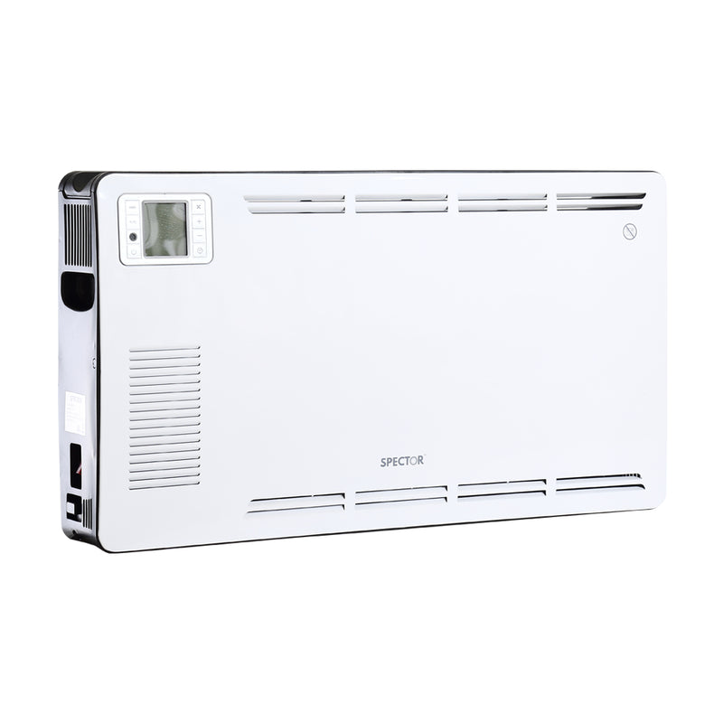 Spector 2200W Metal Portable Electric Panel Heater Convection Panel Timer White