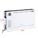 Spector 2200W Metal Portable Electric Panel Heater Convection Panel Timer White
