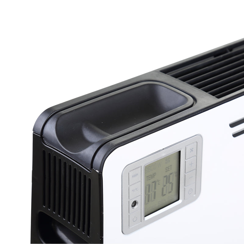 Spector 2200W Metal Portable Electric Panel Heater Convection Panel Timer White