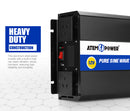 Power Inverter 12V to 240V 1500W/3000W Pure Sine Wave Camping Car Boat