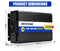 Power Inverter 12V to 240V 1500W/3000W Pure Sine Wave Camping Car Boat