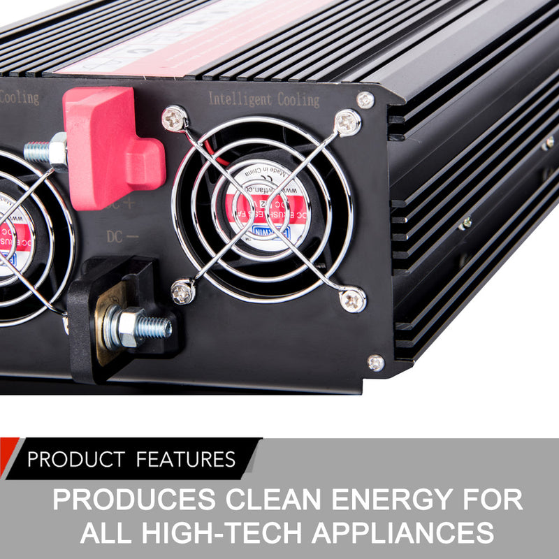 Pure Sine Wave 3000w Max 6000w 12v-240v Power Inverter Car Caravan Camping Boat
