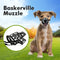 Soft Baskerville Dog Muzzle Pet Mask Bark Bite Training Treat Friendly Size M