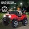 Bopeep 12V Kids Electric Ride on Jeep Toys Remote Control Car Off Road Red