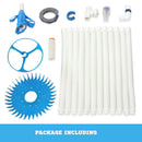 Swimming Pool Cleaner Floor Blue Climb Wall Automatic Vacuum 10M Hose