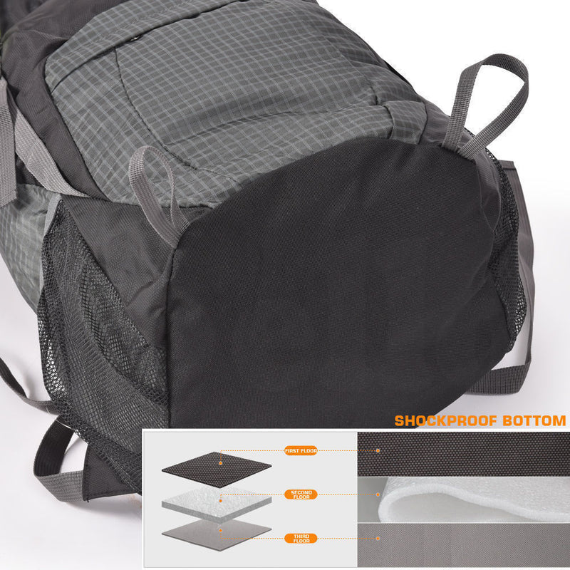 Waterproof Outdoor Backpack Sport Hiking Camping Luggage Travel Rucksack Bag