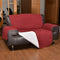 1 Seater Couch Sofa Cover Removable Quilted Slipcover Pet Kids Protector With Strap