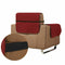 1 Seater Couch Sofa Cover Removable Quilted Slipcover Pet Kids Protector With Strap