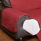 1 Seater Couch Sofa Cover Removable Quilted Slipcover Pet Kids Protector With Strap
