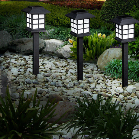 12x LED Solar Power Garden Landscape Path Lawn Lights Yard Lamp Outdoor Lighting