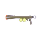 Dog Tennis Ball Gun Launcher With 2 Squeaky Balls Pet Play Fetch Throw Outdoor Toy