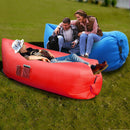 2x Inflatable Swimming Pool Air Sofa Lounge Sleeping Bag Bed Beach Couch Black