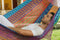 Deluxe Outdoor Cotton Mexican Hammock  in Colorina Colour