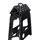 Folding Step Stool Portable Plastic Foldable Seat Chairs Store Flat Ladder
