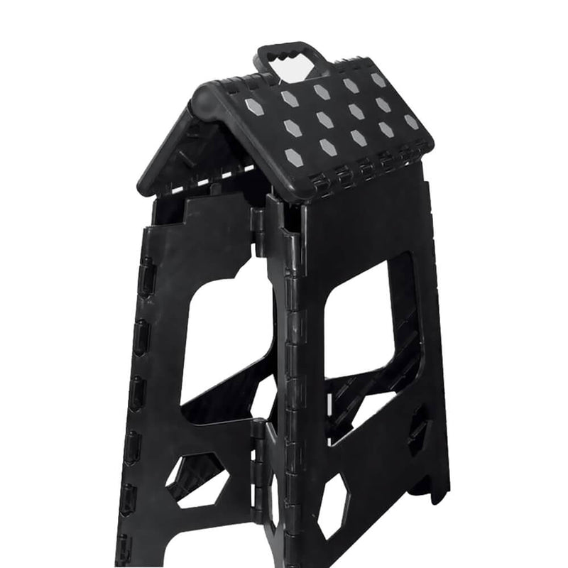 Folding Step Stool Portable Plastic Foldable Seat Chairs Store Flat Ladder